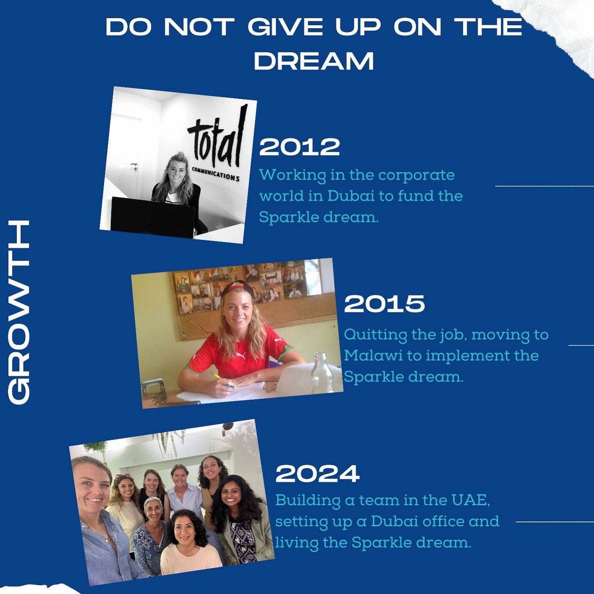 SarahEBrook7's tweet photo. Don’t give up on the dream @SparkleMalawi #Changemakers https://t.co/AghUgPKoy5