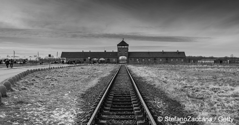 HMD_UK's tweet photo. #OnThisDay in 1945, Auschwitz-Birkenau, the largest Nazi concentration and death camp, was liberated.

Approximately 1.1 million men, women and children were murdered there, and over 90% of them were Jewish.

Today we commemorate #HolocaustMemorialDay on this anniversary.