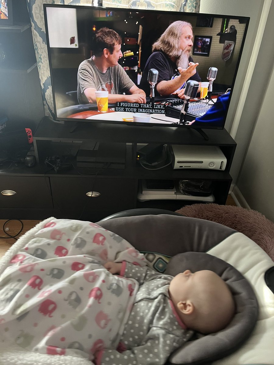 Starting my 2 month old out early! #comicbookmen #cmb #tesd