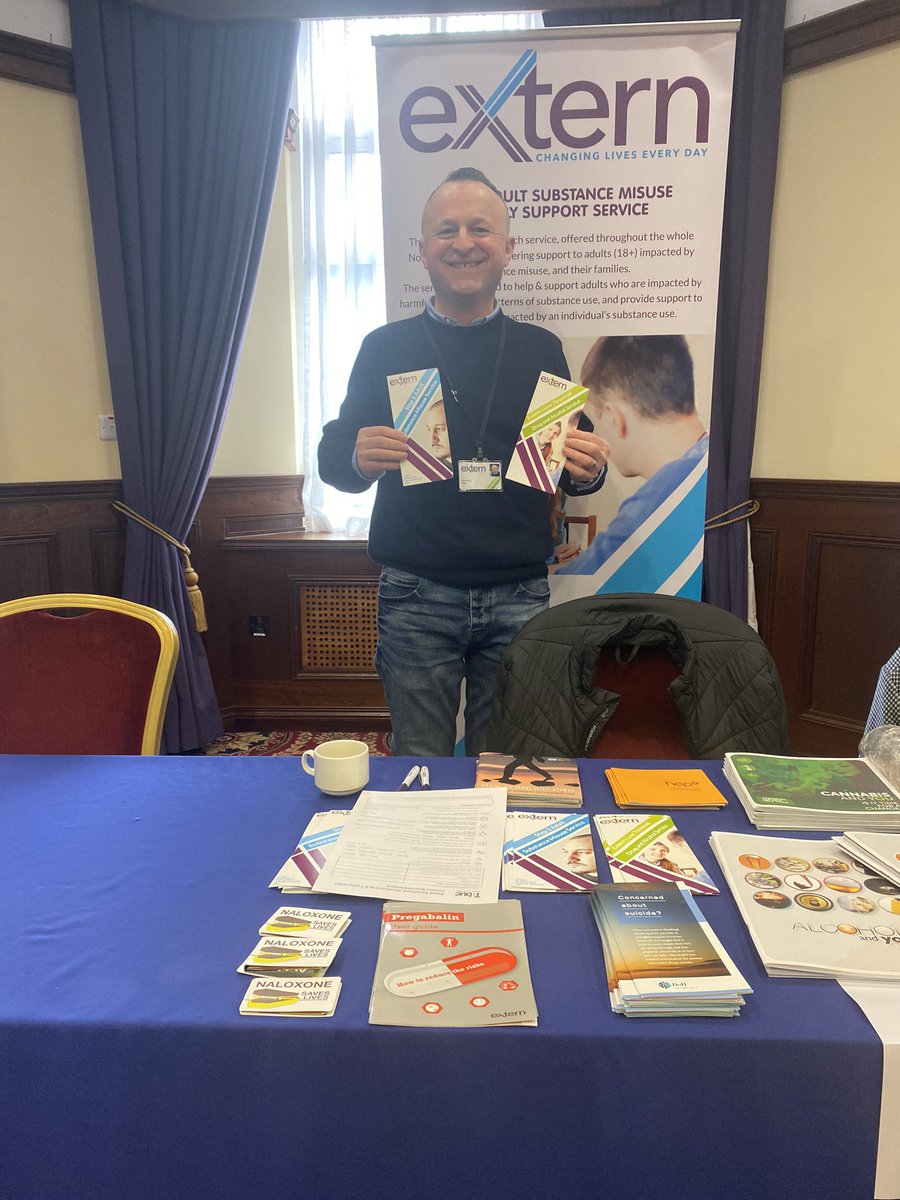 bendelija1's tweet photo. Today I have attended Blue Monday event in #Ballymena promoting @ExternCharity #Step2 #Lowthreshold services alongside 14 other organisations. Thank you @turningpointni @RadiusHousing @Mayo_MEA https://t.co/uBTphYsSnv