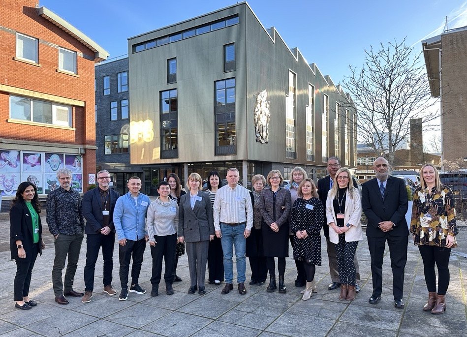 A warm welcome to our twin partner H.S. Skovoroda Kharkiv National Pedagogical University who is visiting Cardiff Met this week. Our Ukrainian delegates are visiting our campuses to strengthen inter-institutional friendships and explore co-learning opportunities. 🏴󠁧󠁢󠁷󠁬󠁳󠁿🤝🇺🇦