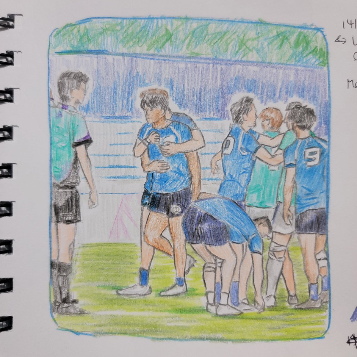 Angry Leo😂
#rugby #rugbyart #sketch #art #colourpencil #artwork #hkrugby #sketchbookartwork