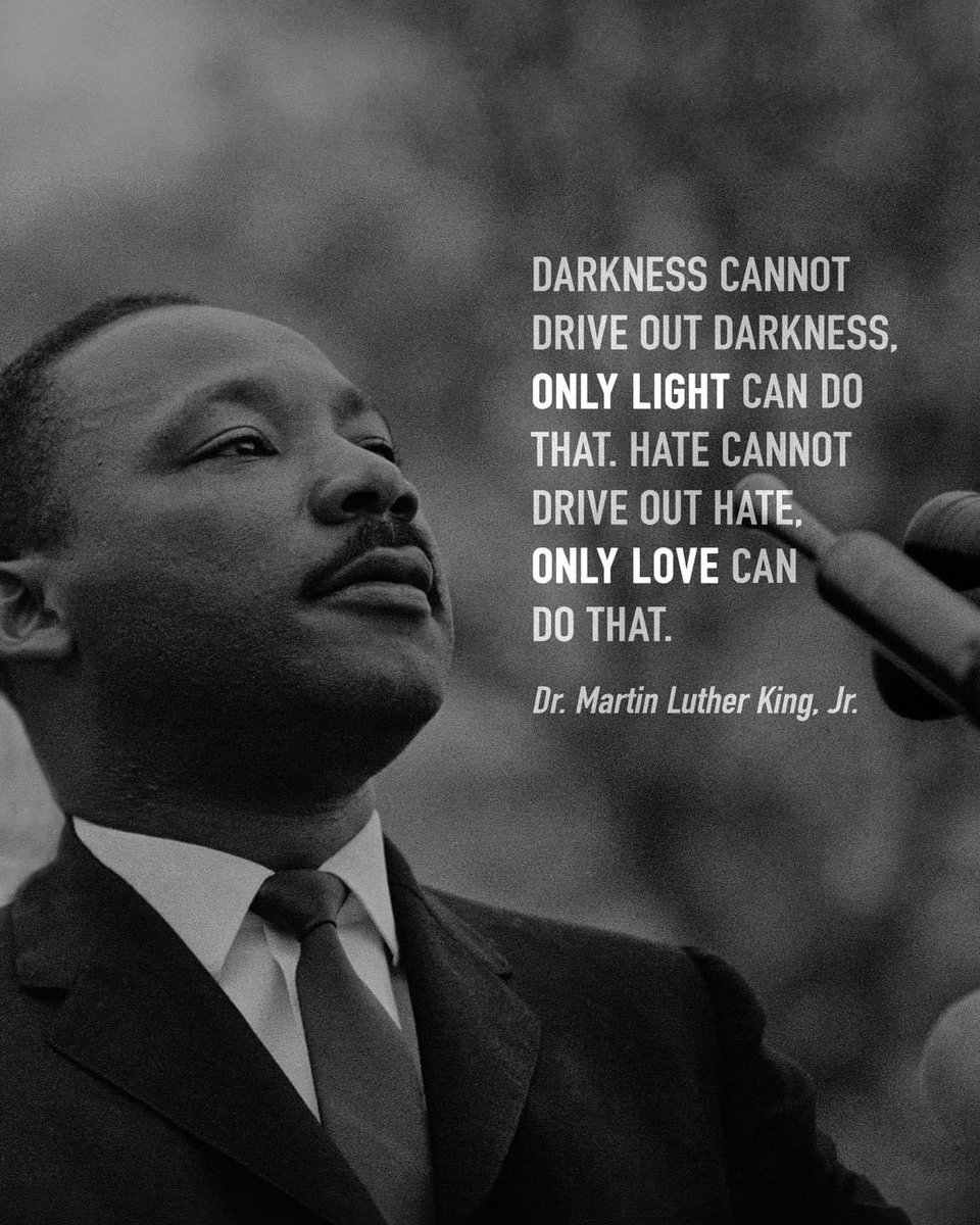 Today we honor the life and legacy of Dr. Martin Luther King, Jr. May we continue to pursue Dr. King's dream for our nation and love for one another.