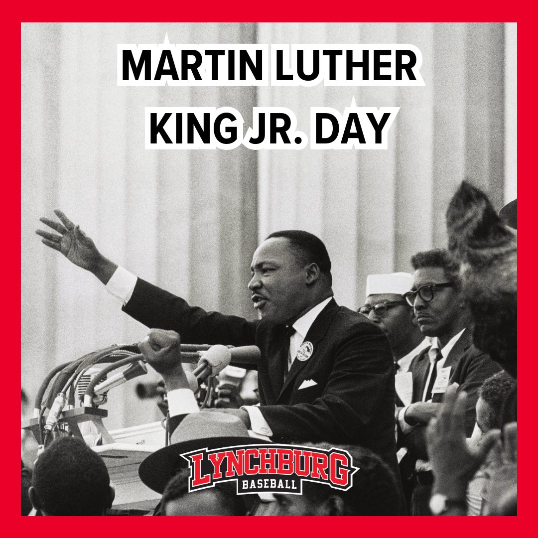 LynchburgBaseBl's tweet photo. Dreams have power, they can inspire change and ignite passion. Today, we honor a man who had a dream so powerful, it changed the world. Here's to Martin Luther King Jr., a beacon of hope, courage, and equality. His dream lives on. 🌟 https://t.co/1LdwygDtfH