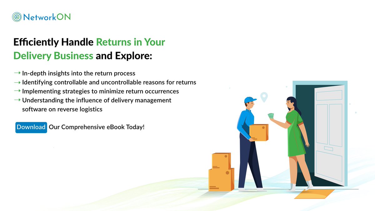 Master return processes with our eBook: tackle controllable and uncontrollable factors, implement strategies to reduce returns, and harness delivery management software for streamlined reverse logistics. Elevate your delivery business today!

shorturl.at/hmNY7

#Effect