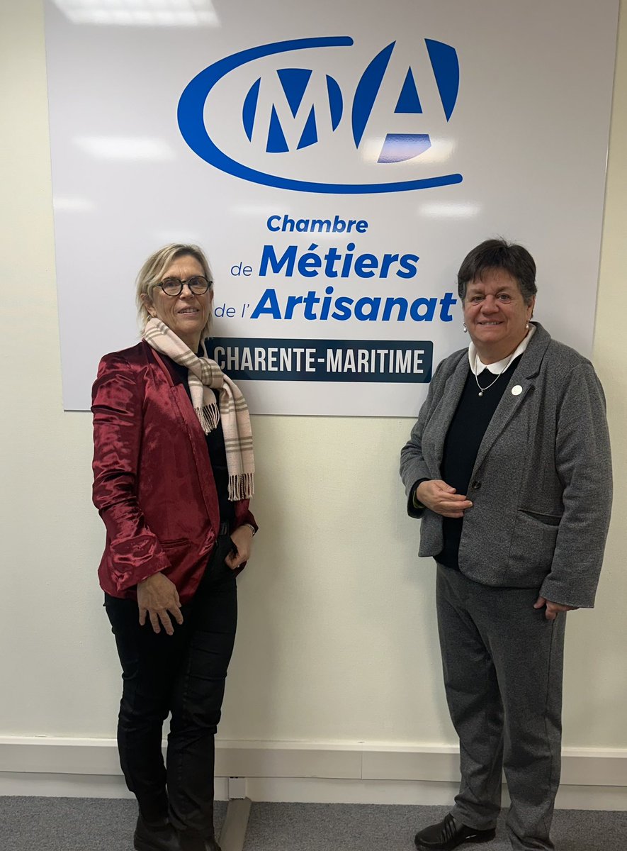 📔 Rendez vous  au siège de la <a href="/CMA17LAROCHELLE/">CMA 17</a>  avec <a href="/FrederiqueMS/">Frédérique Michely</a> de La Rochelle Tourisme et Évènements pour discuter d'un projet passionnant de tourisme de #savoirfaire ! #artisanat et mettre en lumière 💡 nos pépites.