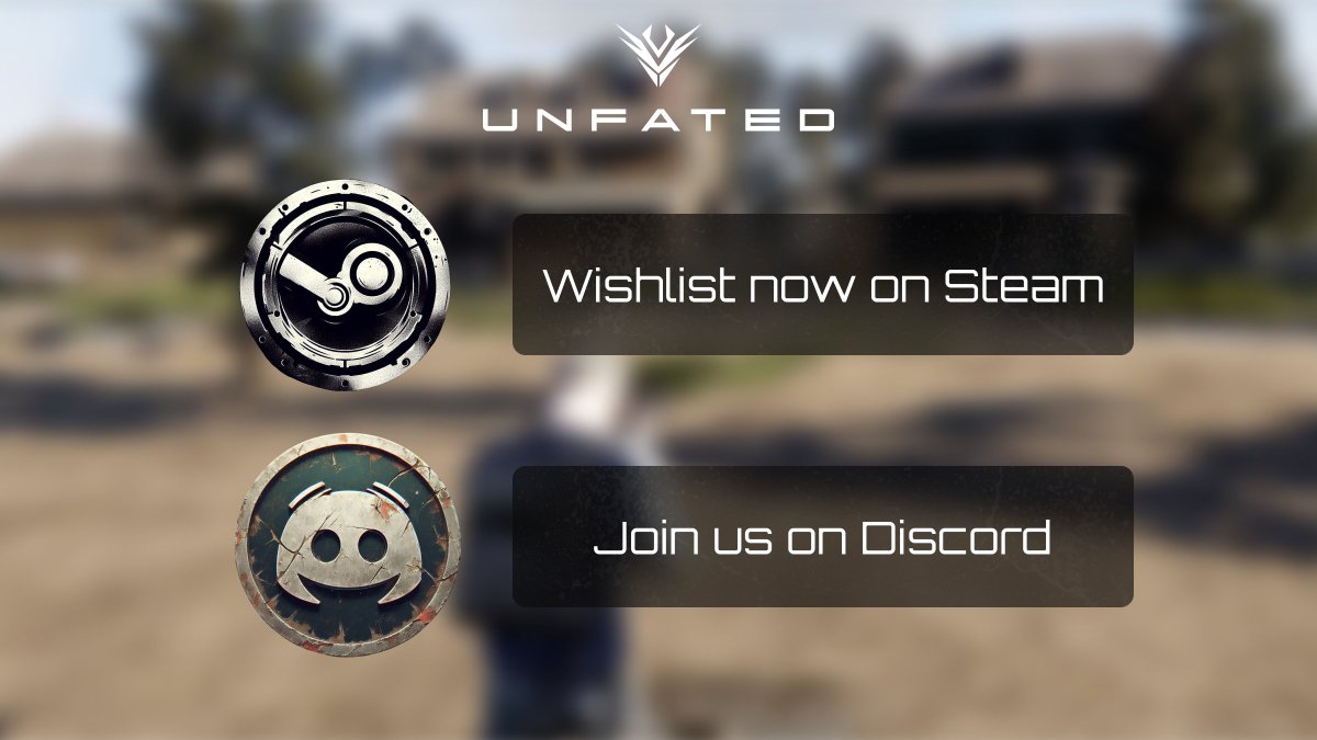 UNFATED_ONLINE's tweet photo. This will be a key year for us. 
Stay tuned, support us, write your comments! 
We're making a really cool survival game.

Wishlist now on Steam: https://t.co/jaoN802UeJ

Join us on Discord: https://t.co/pSHsoveeMW

UNFATED Team.

#survivalgame #UE5 #games #indiegame https://t.co/kcr3UTBrzr