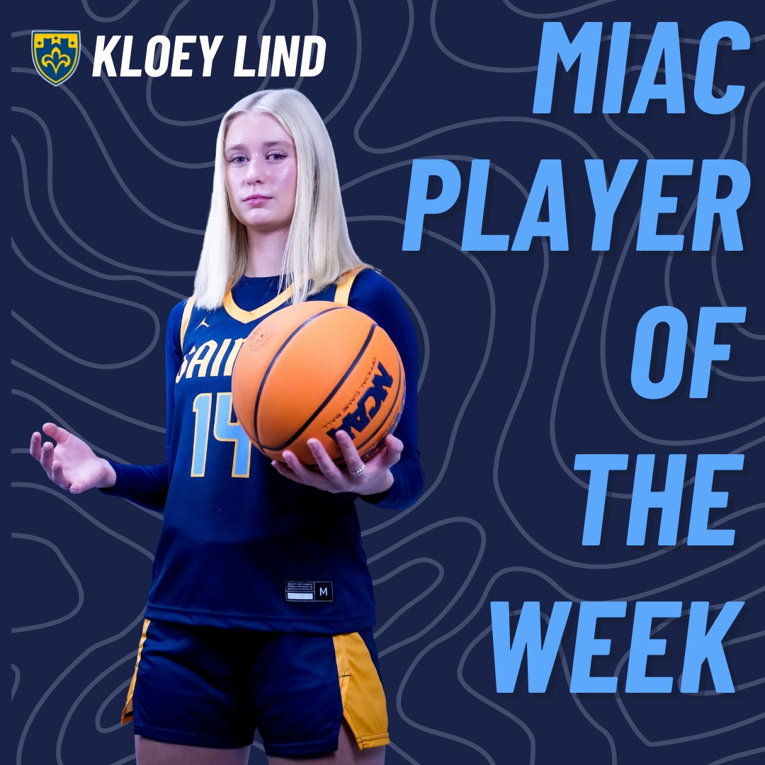 𝐘𝐞𝐚𝐡, 𝐬𝐡𝐞’𝐬 𝐠𝐨𝐨𝐝 𝐨𝐧 𝐛𝐨𝐭𝐡 𝐬𝐢𝐝𝐞𝐬 𝐨𝐟 𝐭𝐡𝐞 𝐛𝐚𝐥𝐥 🏀

Kloey Lind of <a href="/CSSWBBall/">CSS WBBall</a> earns her second conference weekly award of her career, this time she is the MIAC Defensive Player of the Week!