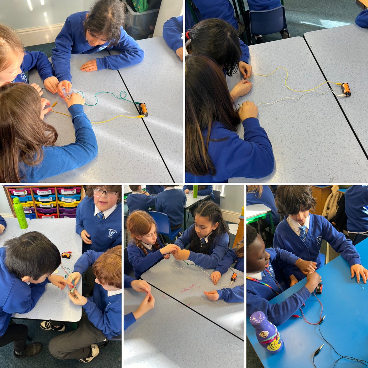 CPrimarywales's tweet photo. KS2 have enjoyed exploring circuits. We talked about different types of circuits and created their own. #CCscience&technology https://t.co/i2cjD91Kio