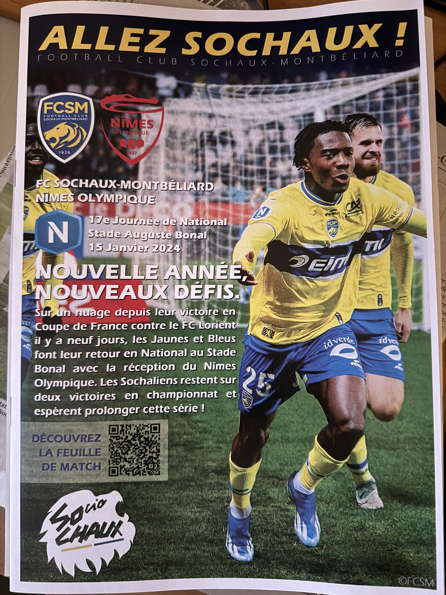 Remportez votre édition papier du magazine !🟡🔵

Like + RT pour participer 🥳

Bonne chance à toutes et à tous et bon match !!