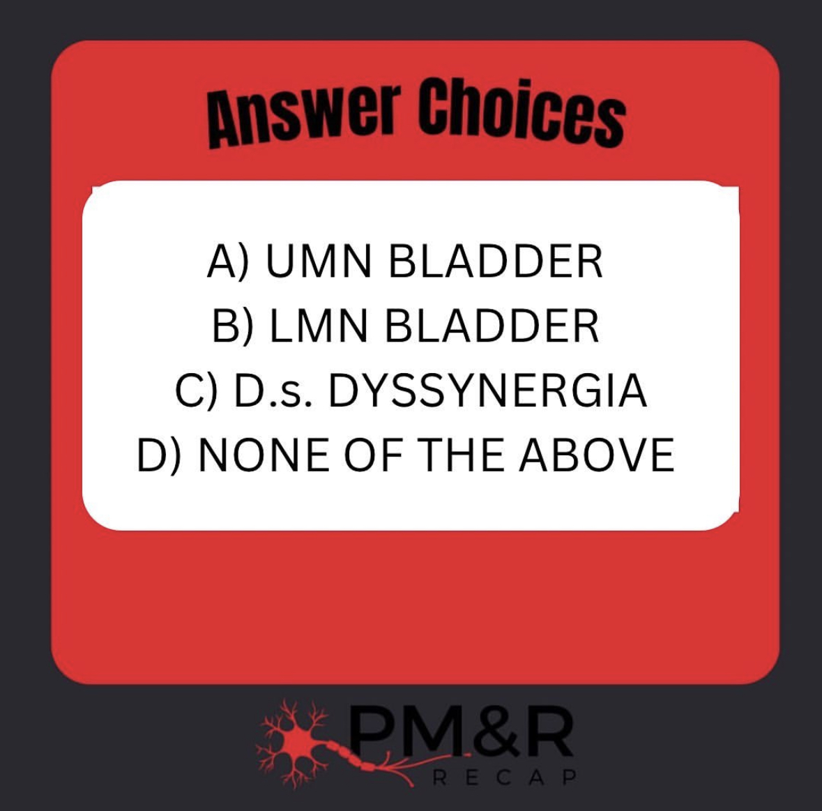 PM&R Recap tweet media