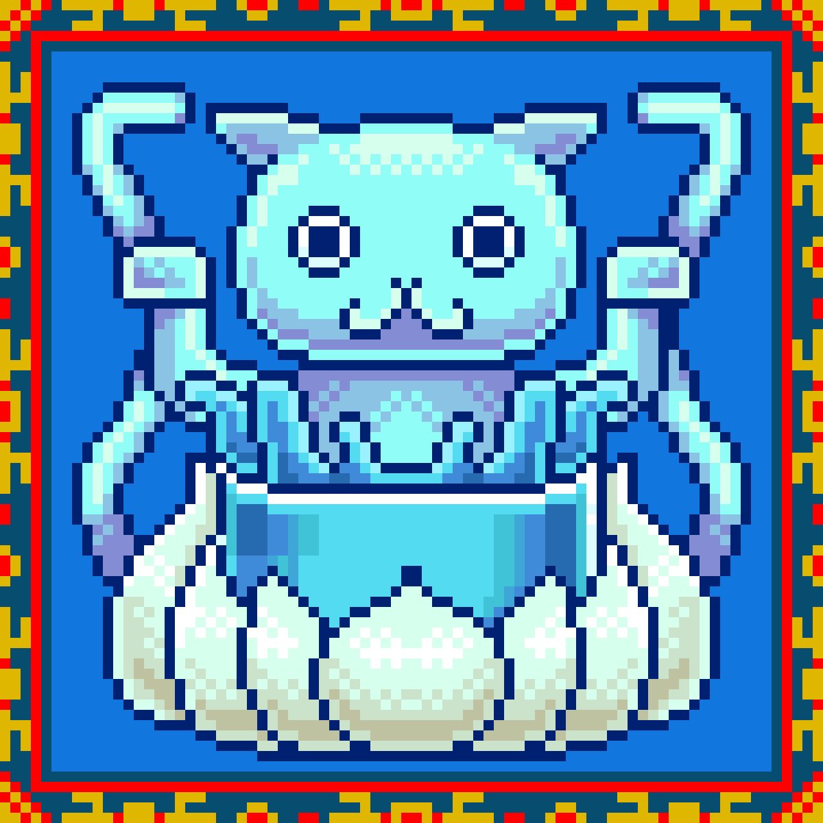 umuco_digital's tweet image. たかくらかずきさん@_takakurakazuki 制作のDIGSHIBUYAコンプ特典作品の曼荼羅にLLACのin猫ちゃん登場😻蓮に鎮座していて最高にかわいいです🩷そして全体像は金剛界曼荼羅みたいでかっこいい！！素敵に描いて頂きありがとうございますした😺⚡️ #LLAC