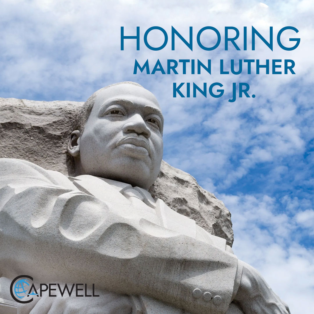 CapewellDefense's tweet photo. Today, we honor the memory of the renowned civil rights leader and activist, Dr. Martin Luther King Jr.

#Capewell #MLK #martinlutherkingday #MartinLutherKingJr #MKLDay2024 #innovations #dreams https://t.co/aQCBn3ALCe