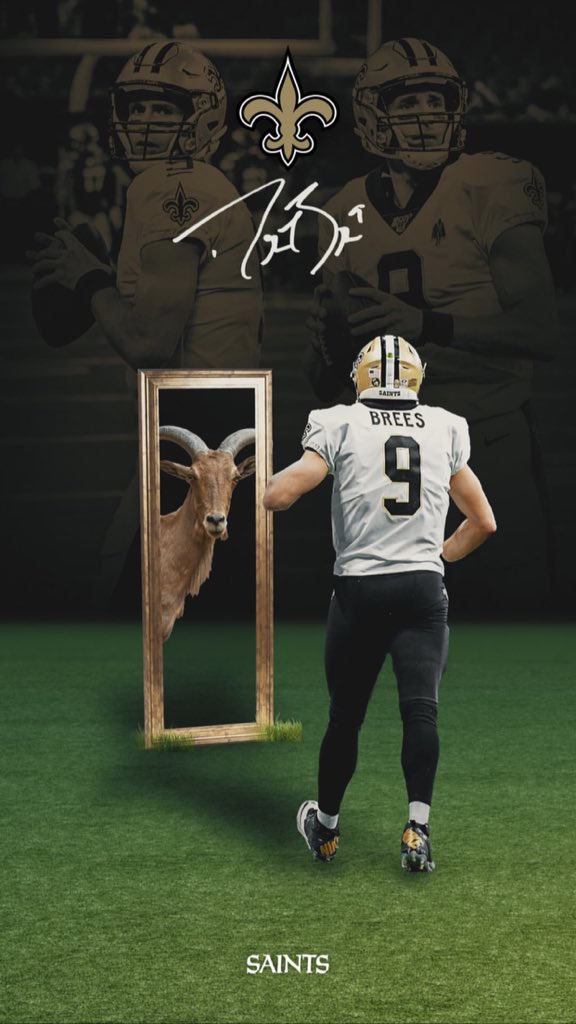 CantGuardAriana's tweet photo. HAPPY BIRTHDAY to my favorite football player ever, the REAL MVP and #GOAT QB: @DrewBrees!! 

We are always thankful for everything you’ve done and will continue to do for our @Saints and our city! Have a very blessed day!

#WHODAT⚜️ #GEAUXSAINTS⚜️ #LE9END 🎉🎂🎈🥳⚜️🖤🏈🐐🙌🏻 https://t.co/3dLmLfjLVT