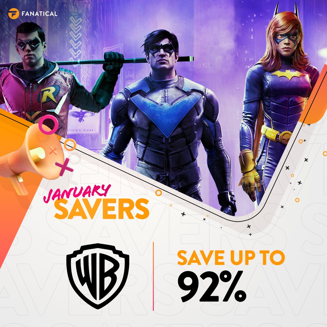 Fanatical's tweet image. 🌻 We'd love to tell you about our #WarnerBros games deals! You'll find titles like Batman: Arkham Collection, Gotham Knights Deluxe, LEGO Star Wars: The Skywalker Saga, and #MortalKombat 11! Find them here: fant.cl/WarnerTW
#gamesdeal #gothamknights #starwars