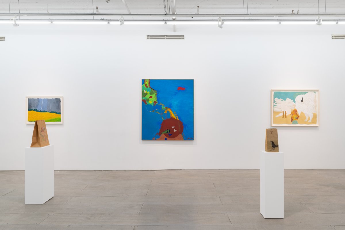 47_canal's tweet photo. G. Peter Jemison
"On the Right Path
Works: 1982–2023"

On view at the gallery until January 27th. https://t.co/ghwi5UyWUY