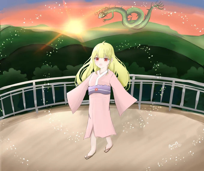 テーマ『お正月』 暁さん() #イラスト