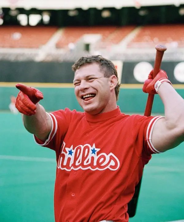 RedEyeGuy74's tweet photo. @LennyDykstra My all time favorite baseball player without a doubt. #TeamNails #DykstraArmy ๐๐๐ป๐๐ป https://t.co/ZahCUjlfKJ
