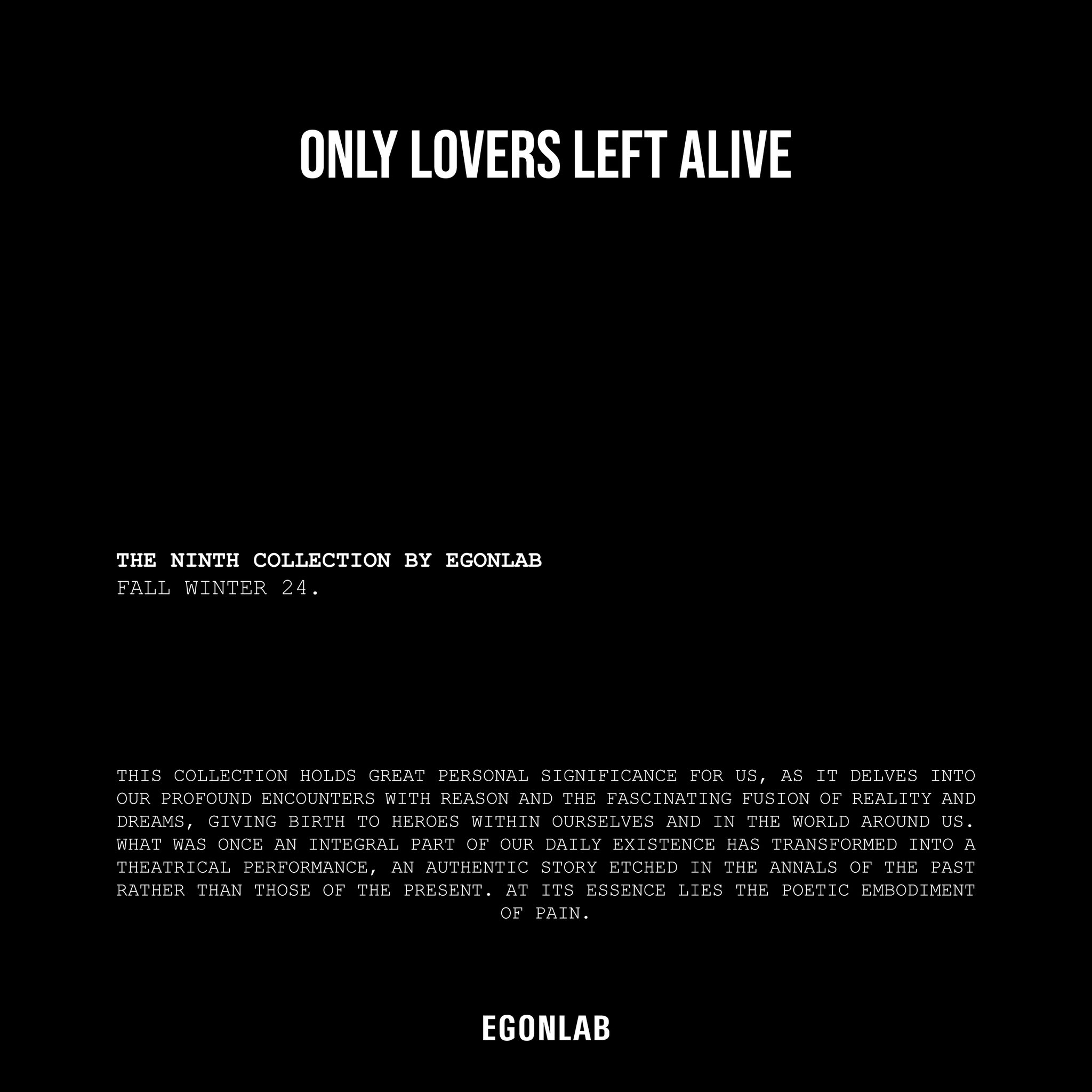 トップス EGONLAB. only Lovers Alive Knit EGONLAB. only Lovers Alive Knit - メルカリ
