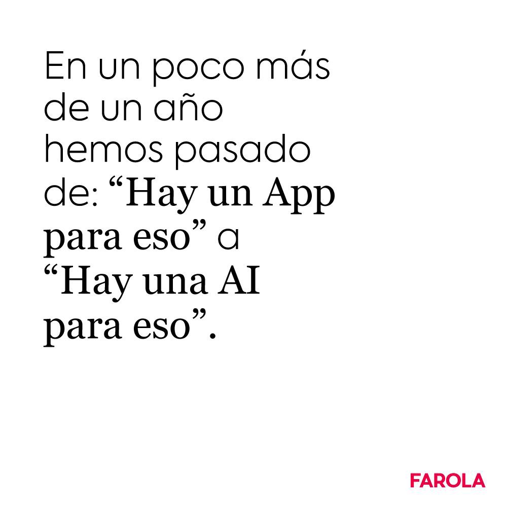 FarolaComunic's tweet photo. 🤯 Es increíble cómo la IA ha formado parte en nuestra vida cotidiana en tan poco tiempo. Ha transformando la manera en que nos educamos, trabajamos, convivimos, en la salud… en general. Hagamos un buen uso de estas maravillosas herramientas. 

#inteligenciaartificial https://t.co/DR2tC4ODy9