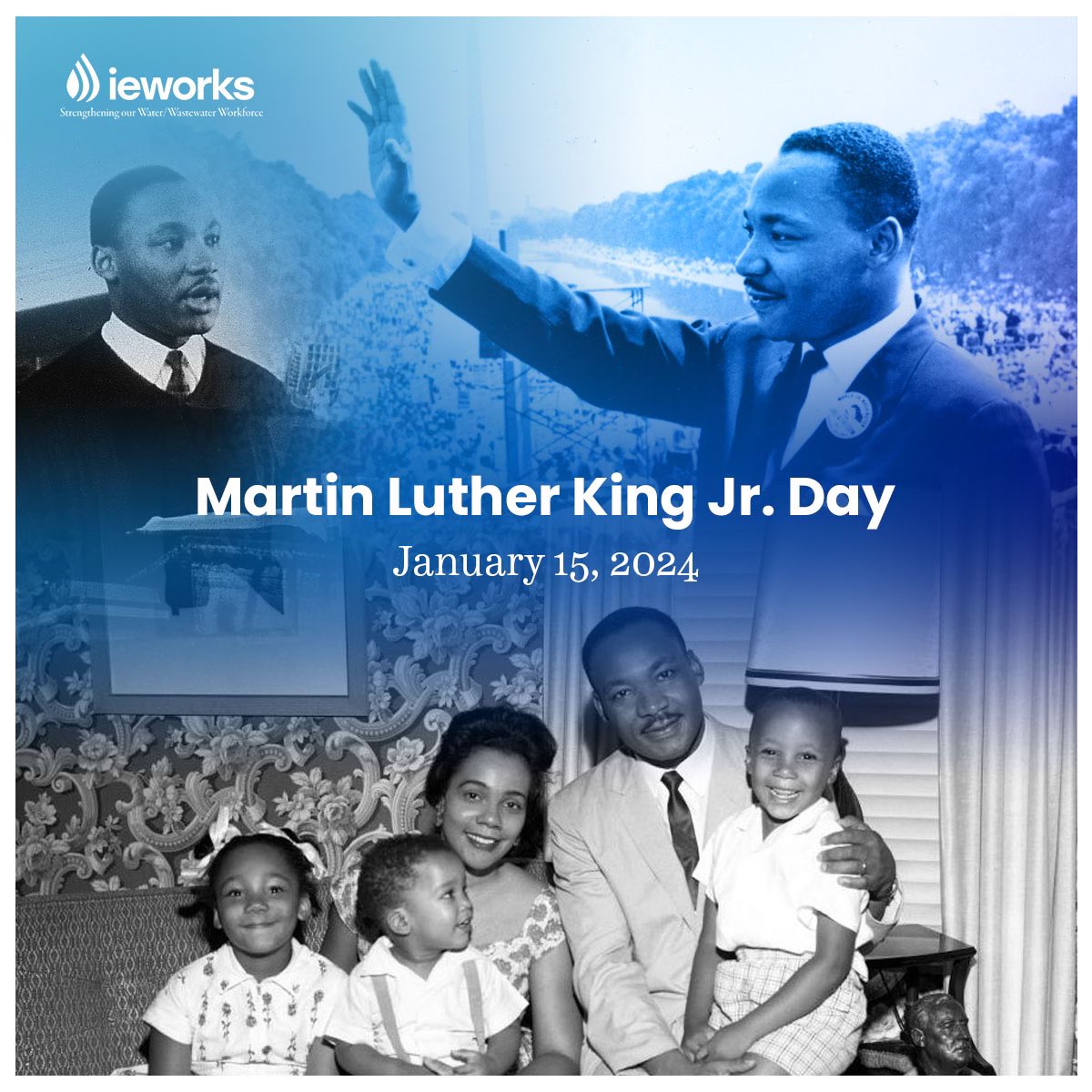 We honor Dr. Martin Luther King Jr. and his legacy today. Let's strive for equity, justice, and unity.

“Faith is taking the first step even when you don't see the whole staircase.” - Dr. King

#MLKDay #IEWorks