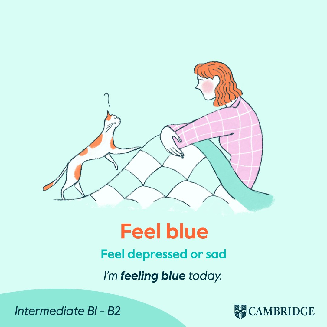 CambridgeEngSP's tweet photo. ¿Sabías que hoy es el día más triste del año? 😭 Lo llaman ”Blue Monday” porque en inglés informal se utiliza "blue" como sinónimo de "triste".
¿Te sabes alguna otra expresión?👇
#Cambridge #EnglishVocabulary #Englishteachers #LearnEnglish #VocabularyLearning #blueMonday https://t.co/70Zf56ytNj