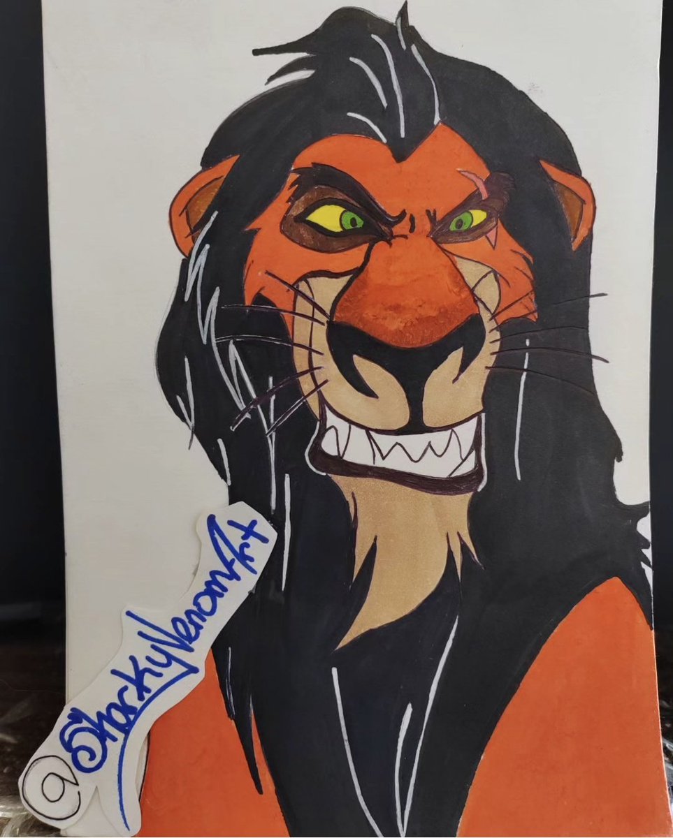 My villain crush 🥰❤️

#Scar
#disneyvillains #lionking #scarlionking #sketchbook #sketch #sharkyvenom #sharkyvenomart #disney #olddisney #villian