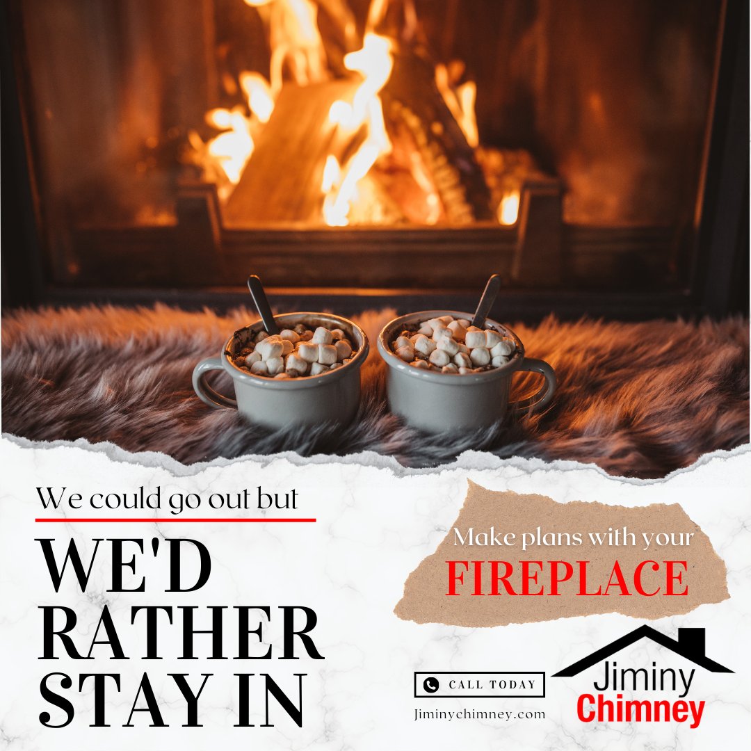 JiminyChimney's tweet image. With the ❄️ snow ❄️  coming, wouldn't you rather be home with a warm fire, maybe some special coffee and a good book? Give us a call to clean and service your fireplace and chimney! Stay safe! Call 📞 847-893-0063 #jiminychimney #chimneysweep #chimneyservices