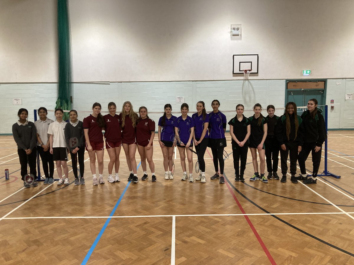 BE_North's tweet photo. Congratulations to @lostockhigh who won the local round of the #NationalSchoolsChampionships for KS4 girls. Thanks to @SaintMichaelsCE @manchesterhigh and @greenbankhs for making the event great! @MCRActive @ChorleySSP @TraffordSSP @BadmintonEnglnd Good luck in  the county round! https://t.co/nPTc0GN5Eo