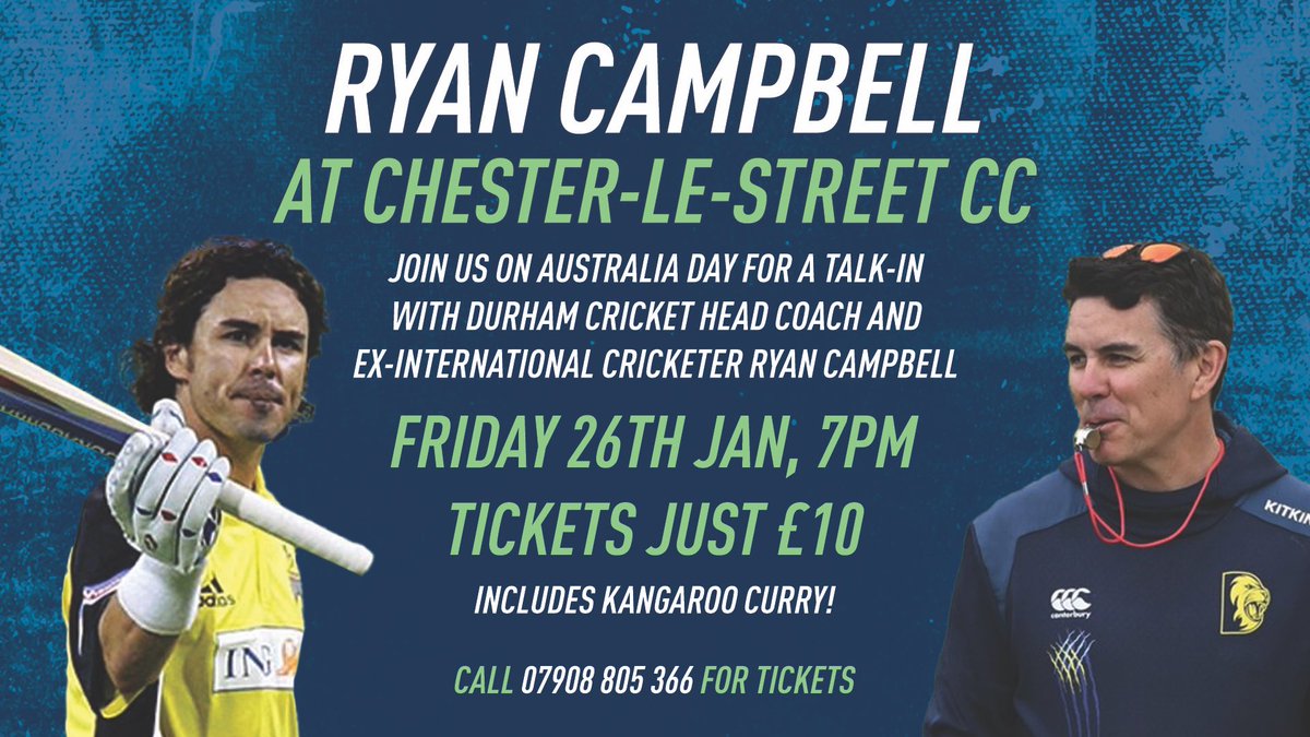 clscricketclub's tweet photo. 🏏 Tickets still remain for our evening with @cambo_19 at the end of the month 🇦🇺 

Call Keith on 07908 805366 or pop into the club to purchase tickets! https://t.co/nMPfL6fwm5