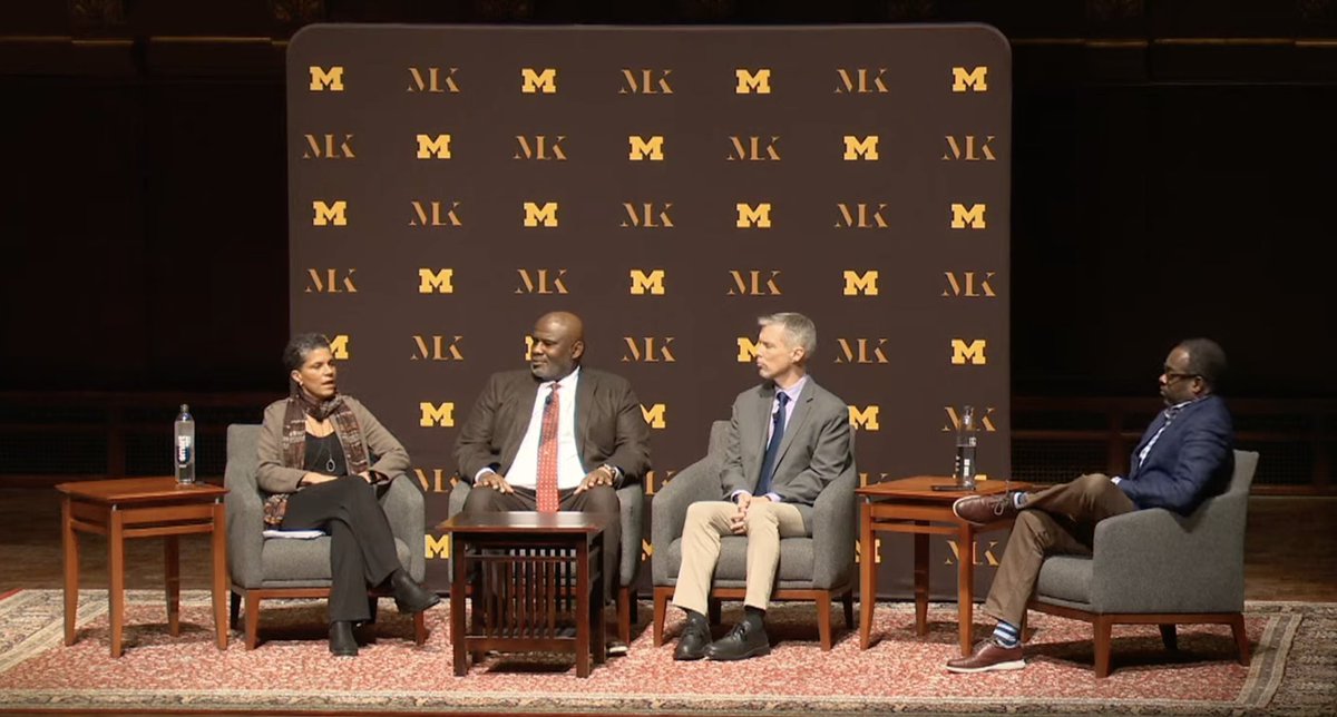 🔴Michelle Alexander
@thenewjimcrow: 'I urge young people today to come alive this year. To figure out for themselves how their special interests, talents, passions, can be used in the service of justice, with others, and to do it with courage.' #UMichMLK