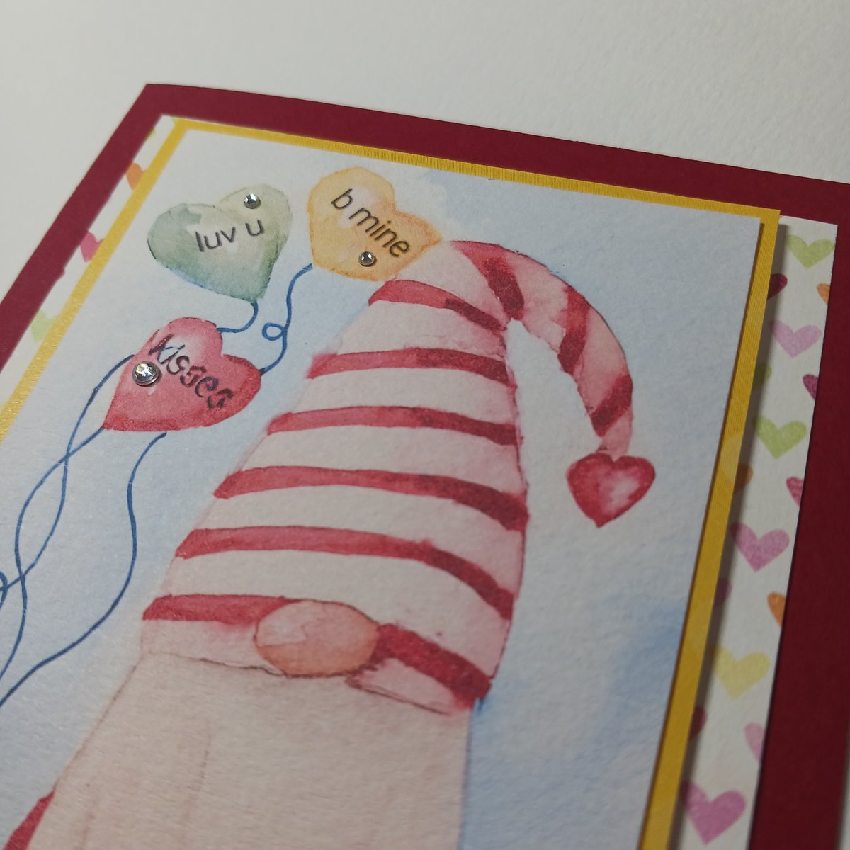 KathyJanitz's tweet photo. Jumping out of my comfort zone and sharing my art!  Digital Download Valentines Day Gnome with Balloons Card by SheetMusicandMore https://t.co/NPgfJAYLhj via @Etsy https://t.co/GFqma7xjet