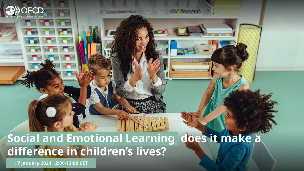 📢Join us to explore the impact of social and emotional learning in children's lives. Discover how teaching these skills positively affects academic achievement and mental health.

🗓️ 17 January 2024
⏰ 12:00 CET

Register here: bit.ly/3Ue0m9d