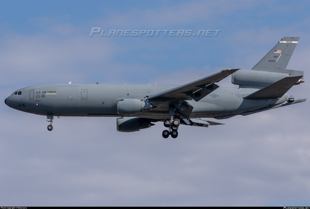 CoronetEast's tweet photo. Six F-35s arrived at Honolulu #PHNL from CONUS as #FEUD41 flight, January 14th 2024. Supporting #ALTRV Coronet West 463 was KC-10A #PETRO91 (86-0030) from Travis AFB #KSUU. They maybe going to Kadena airbase #RODN in Japan πΊπΈ π―π΅ #CoronetWest #CW463 https://t.co/U9pCnKGj5g