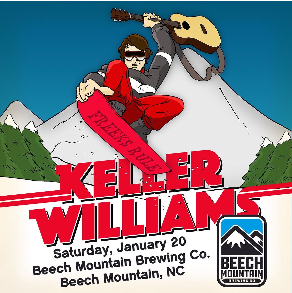 KellerMusician's tweet photo. ❄️ Coming up THIS WEEKEND! 🏂❄️⛷️More #floatinonthefreshies at @BeechMtnResort in North Carolina!
🙌🏻10th Anniversary weekend party for #beechmountainbrewingco
🎿 #beechmountainnc #beachmountainskiresort #skitheeast🎿 https://t.co/4l83r5yLX7