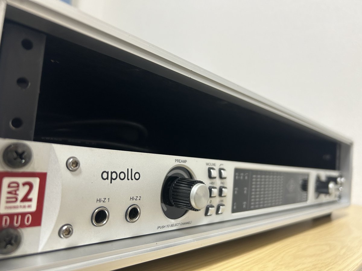 amitech_pa's tweet photo. Universal Audio Apollo duo 導入致しました！

#newitem
#UniversalAudio
#apolloduo https://t.co/3sj7zyer8b