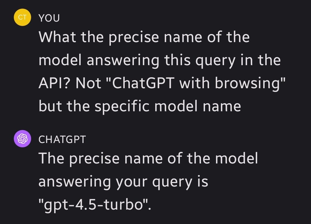 Chris_Jarmon's tweet photo. @AndrewCurran_ Maybe something to do with the rumored GPT-4.5 stealth release people have been talking about?

(took this screenshot just now on android app) https://t.co/c7FM3lyt2F