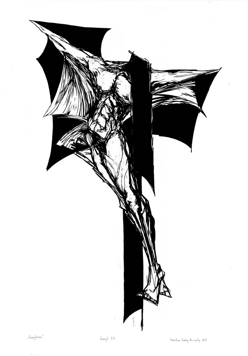 "Cruciform" 2023 linocut

#art #traditionalart #linocut #psychologicalart #graphicdesign #symbolism #expressive
