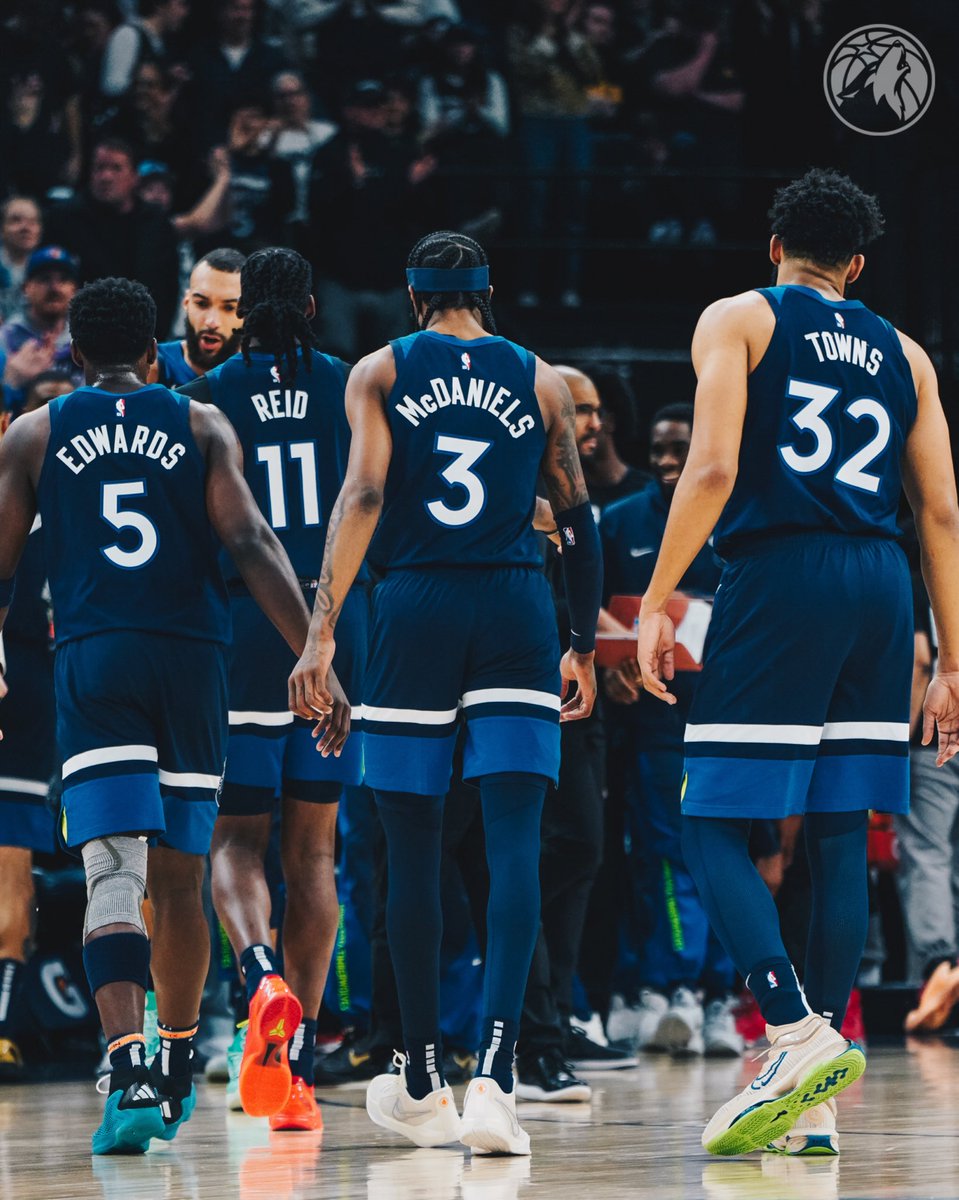 Timberwolves's tweet photo. SECURED THE W. https://t.co/JpT4YWLGRy