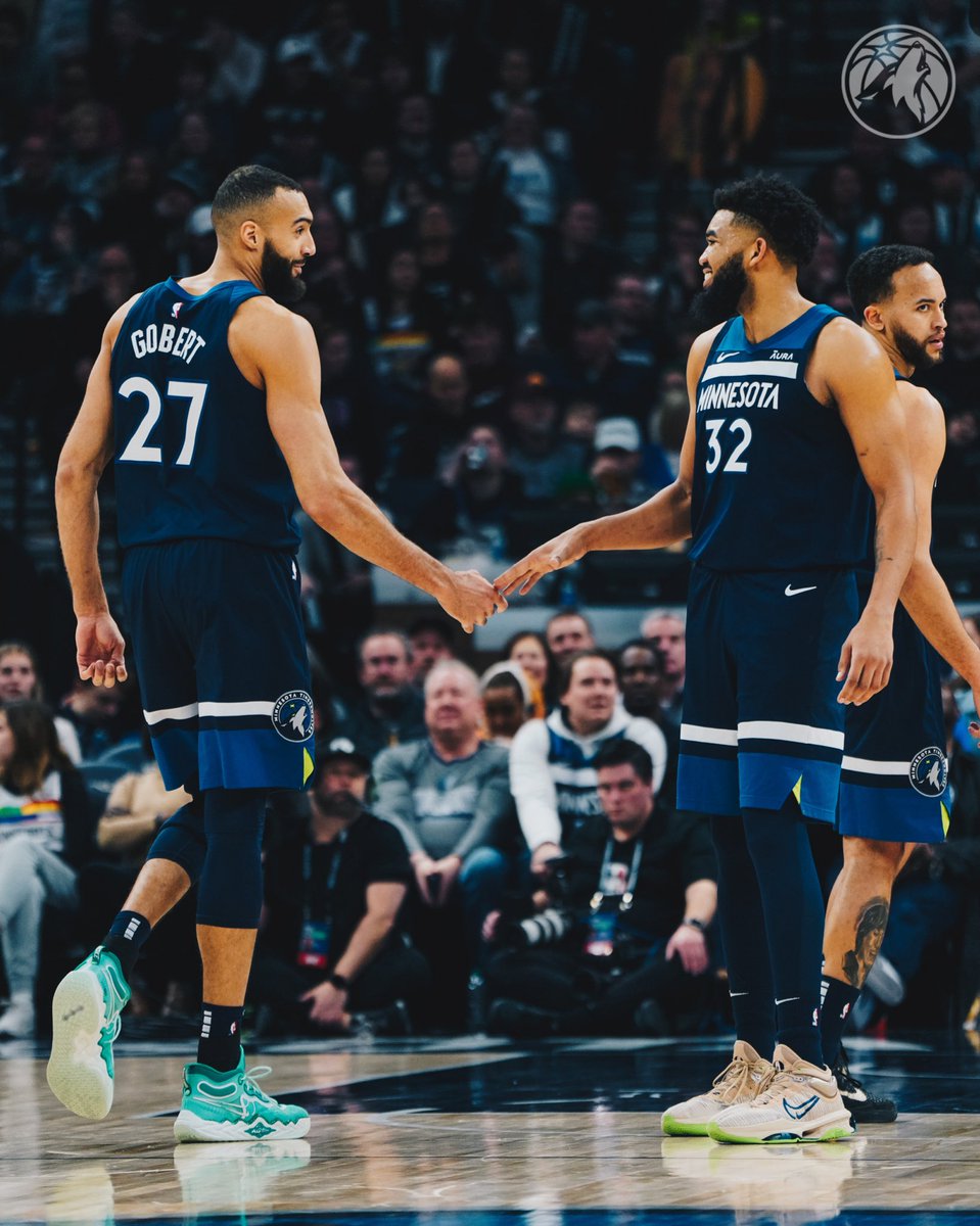 Timberwolves's tweet photo. SECURED THE W. https://t.co/JpT4YWLGRy