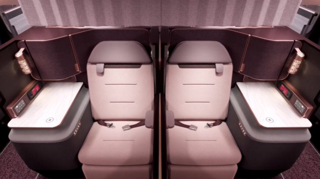 New aircraft seatback concept supports passenger 'micro-nesting' - Runway  GirlRunway Girl