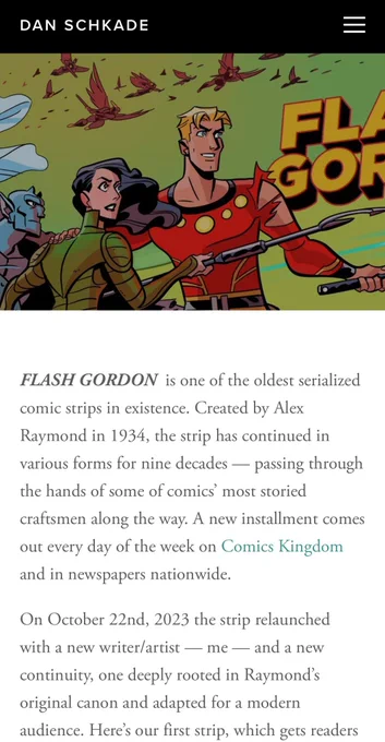 Interested in checking out my new FLASH GORDON strip but don't know (a) where to start or (b) who "Prince Barin" is? No sweat cousin, I compiled some easy reference on my website. Link below ⚡️ 