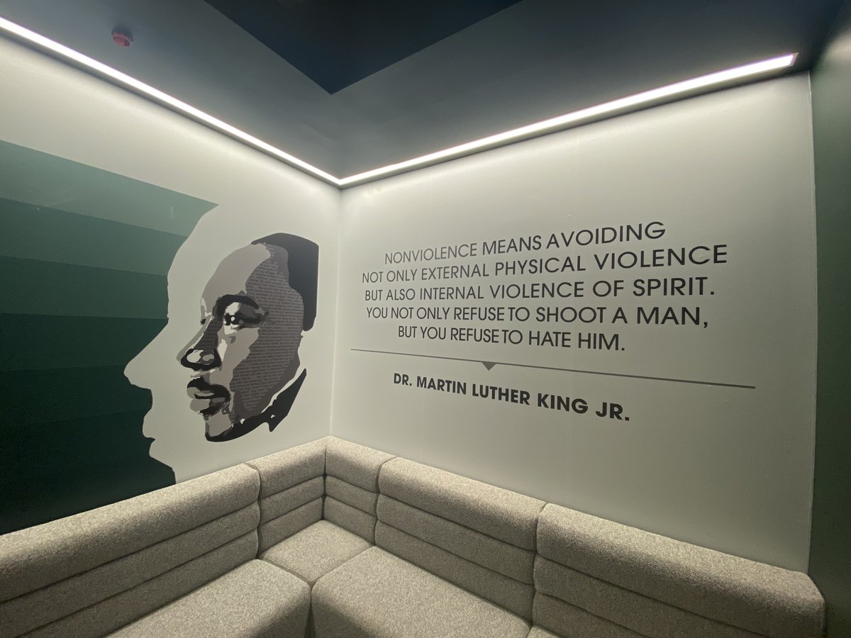 MPA_Chicago's tweet photo. We're honoring the legacy of Dr. Martin Luther King Jr. on this special day. The new Metropolitan Peace Academy proudly features an image and quote from the profound leader, reminding us of the power of equality, non-violence, and unity. #MLKDay #MLKDay2024 https://t.co/N0g0QShzJt