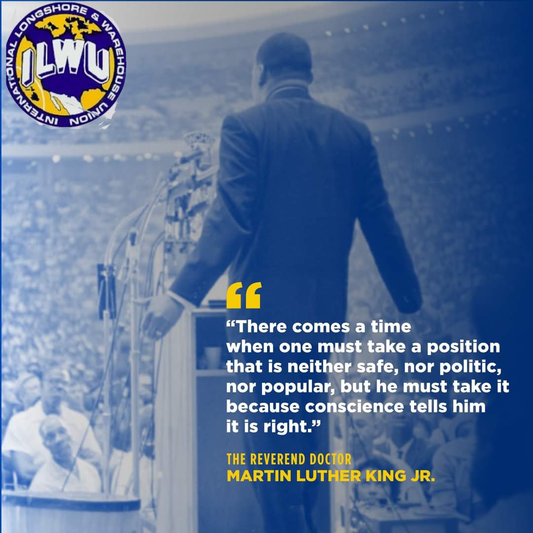 ILWU24_7's tweet photo. #ILWUSTRONG #MLKDay2024 #MLKDay https://t.co/DtMqHVwiKF