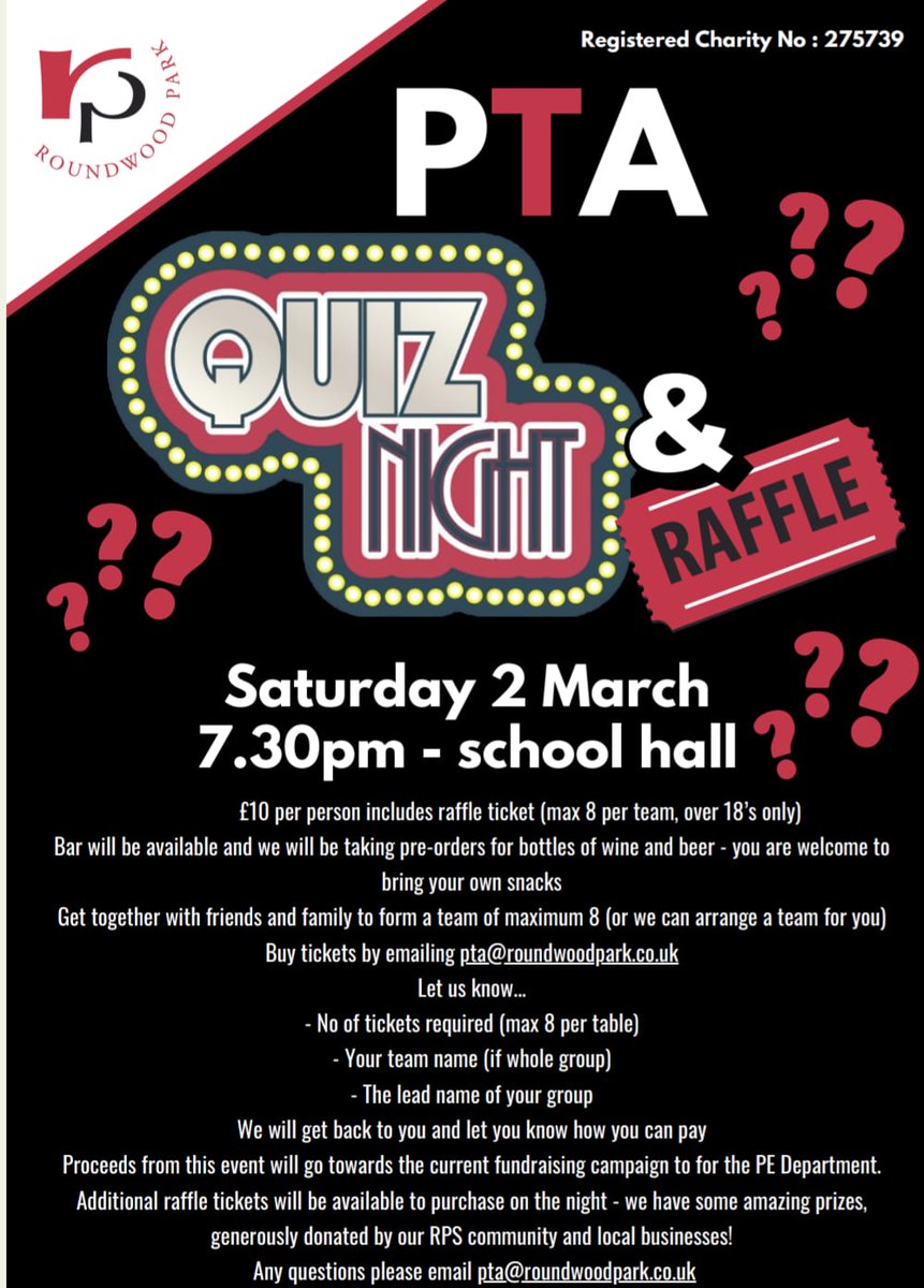 Roundwood Park PTA tweet media