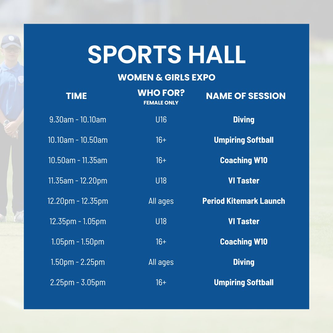 Women &amp; Girls Expo 2024 🚹🏏

It's going to be a great day for all women and girls in Hampshire with plenty to see and take part in🤩

📅 17th February
⏰ 9.15am - 3.30pm
📌 <a href="/southwinchcc/">South Winchester Cricket Club</a> 
💰 £10 per person

Limited spaces available so book now ⬇ 

🔗 bit.ly/48T8BLJ