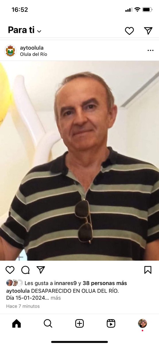 POR FAVOR, GENTE DE LA COMARCA, SI HABÉIS VISTO ALGO O LO QUE SEA, informad!!!!! Ha desaparecido esta mañana en Olula del Río