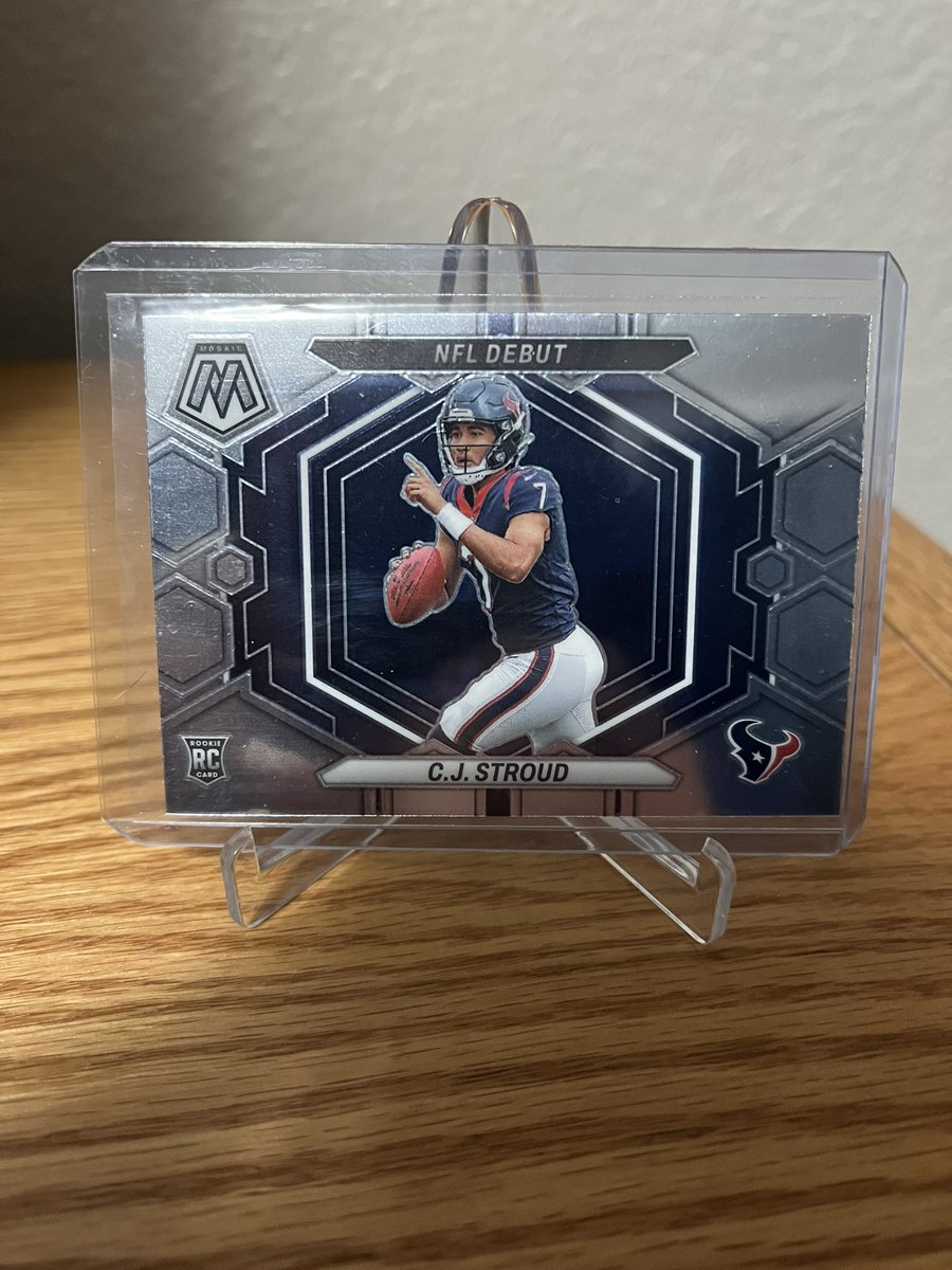 Who’s ready for NFL Playoffs Giveaway Round 2!!!

2023 Mosaic CJ Stroud NFL Debut 

To Enter:

1) Retweet and Like this tweet

2) Tag a friend 

3) Follow me <a href="/BeersBowman/">Beers and Bowman</a>

Winner will be drawn Sunday afternoon, the 21st.

#Giveaway #thehobby #nfl   #NFLPlayoffs #HoustonTexans