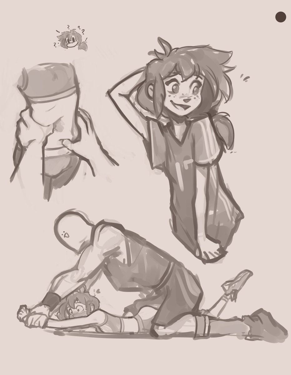 MalberryBush's tweet photo. Some dinky scribbles while warming up today. https://t.co/mbrHXEf5D1