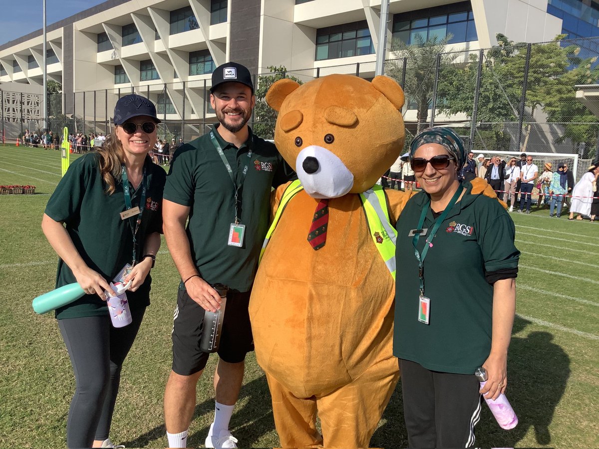 Guess who was Ed the Ted today for the Year 1 sports day...